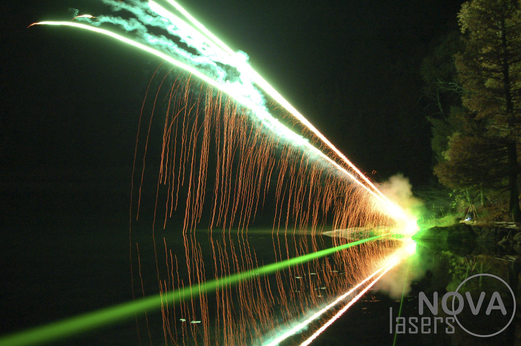 Laser Lighting Fireworks at 300 Feet Ch… Flickr