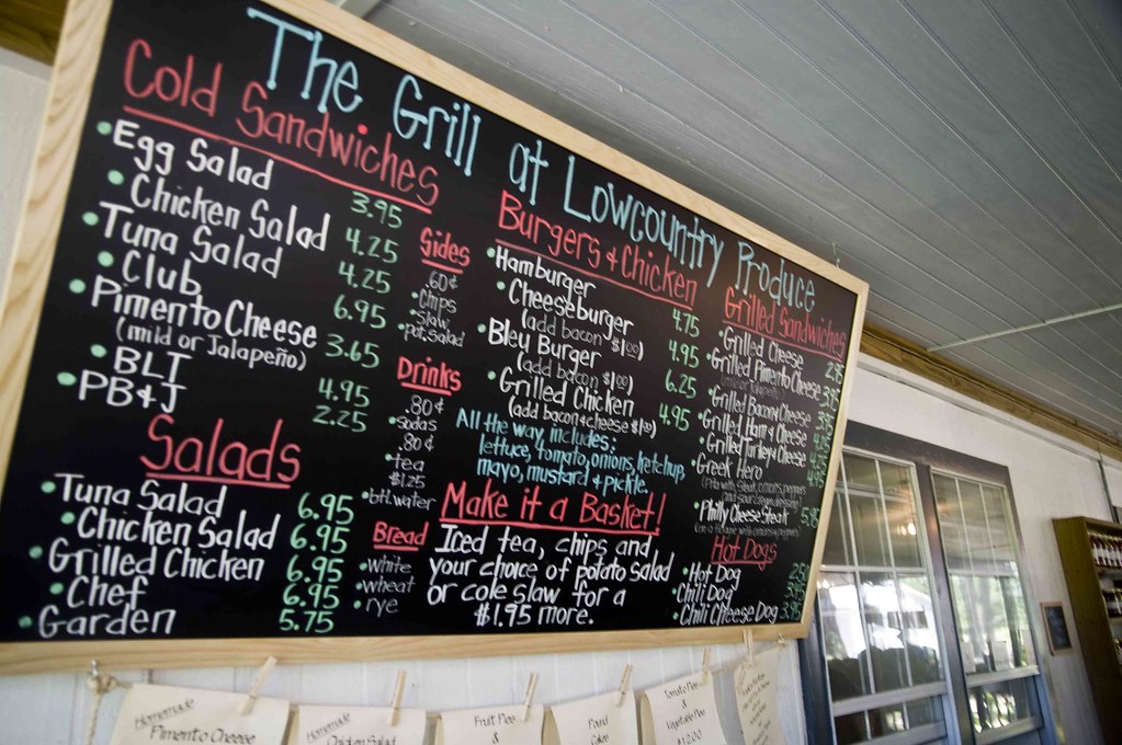 Lowcountry Produce menu TheDigitel Beaufort Flickr