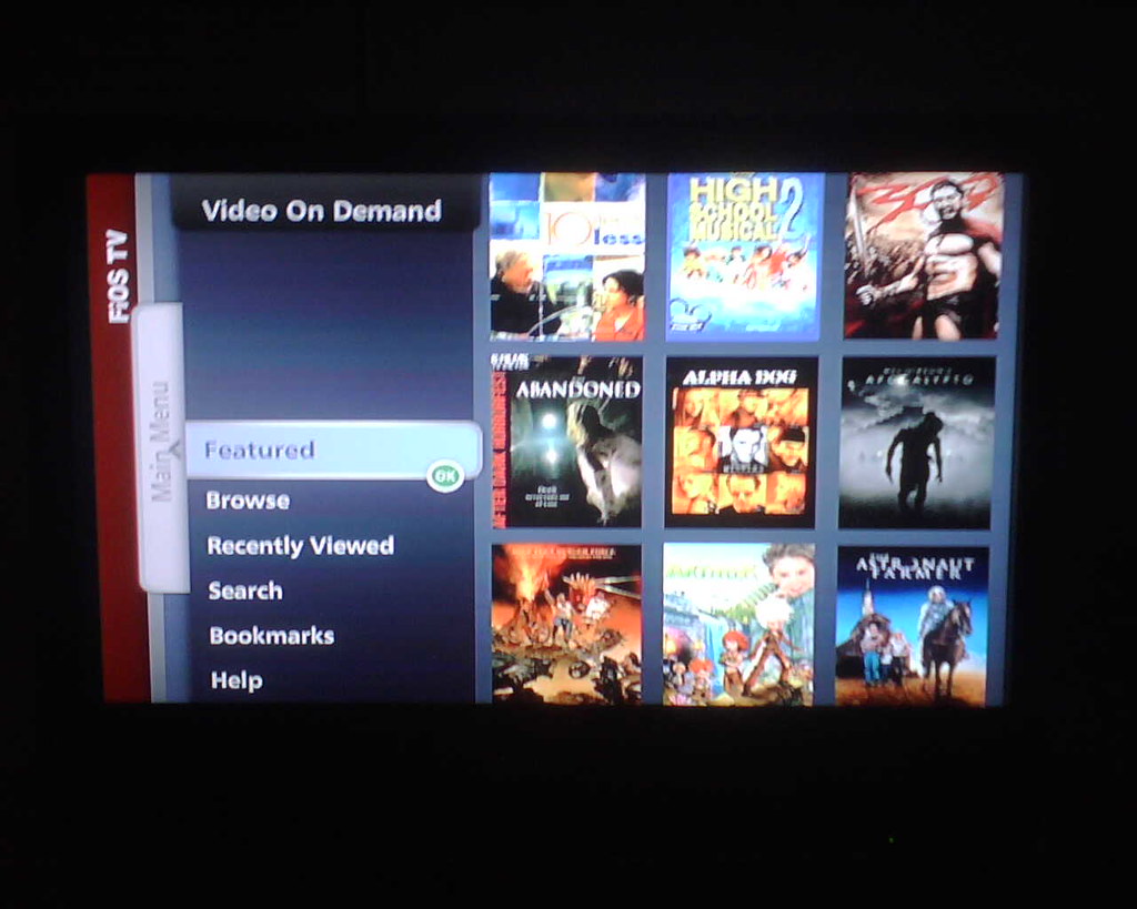 FiOS TV 2.0 This is the new Video on Demand interface. Tak… Flickr