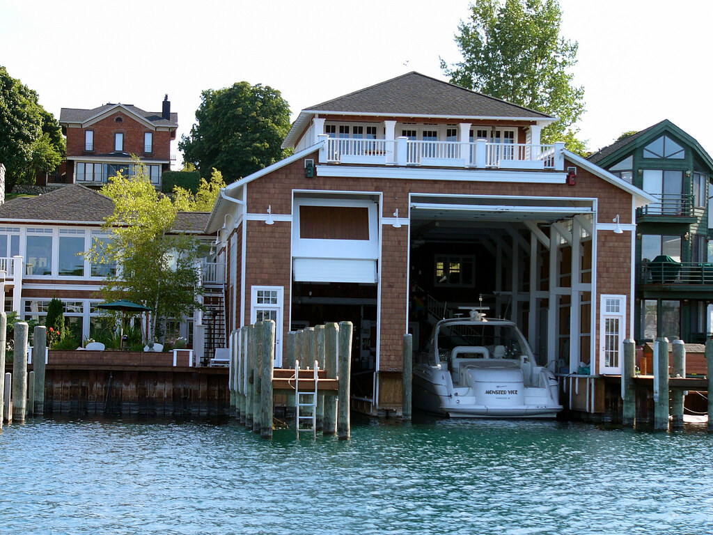 Charlevoix Large Boat House Kathleen Tyler Conklin Flickr