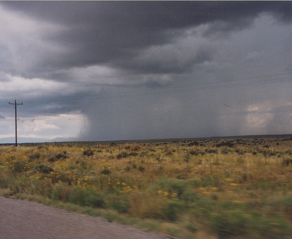 rain storm Traveling across New Mexico we watched this rai… Flickr