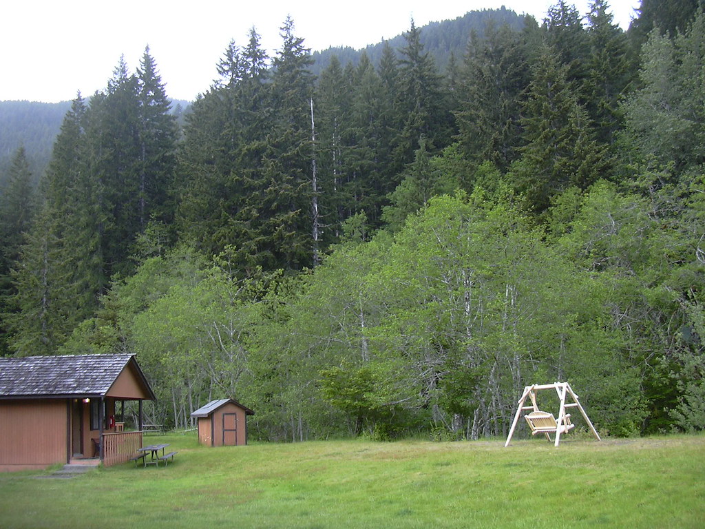 View from our cabin at Sol Duc Hot Springs, WA Debra Hermsmeier Flickr