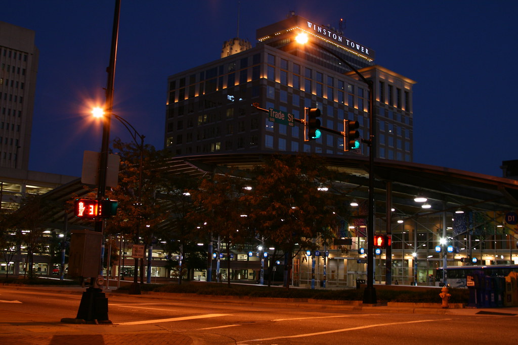 Downtown Winston Salem bus station MUCH BETTER View On Bl… Flickr