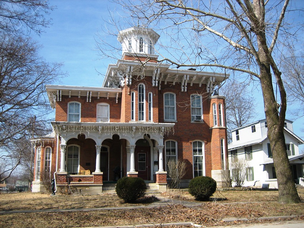 Mount Pleasant, IA Italianate house army.arch Flickr