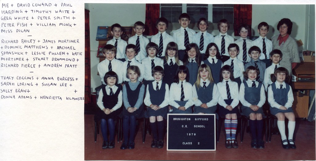 Broughton Gifford Primary School Class 2, 1979 Duncan Toms Flickr