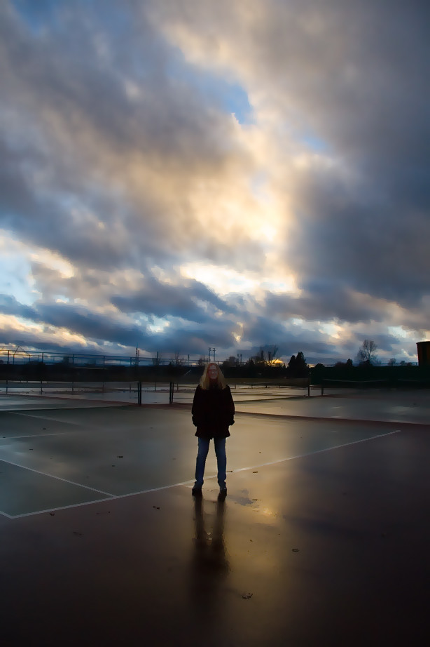 Sunset Shadle Park tennis courts, Spokane, Washington. john austin