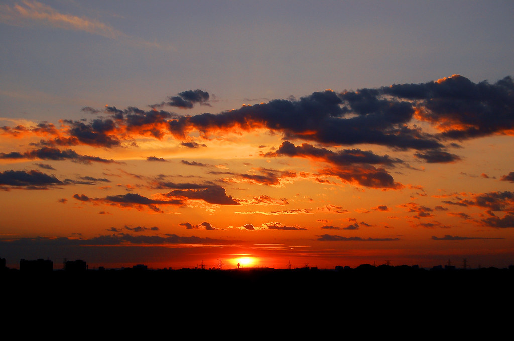 Sunset 1 Another sunset over Pearson Internation… Flickr