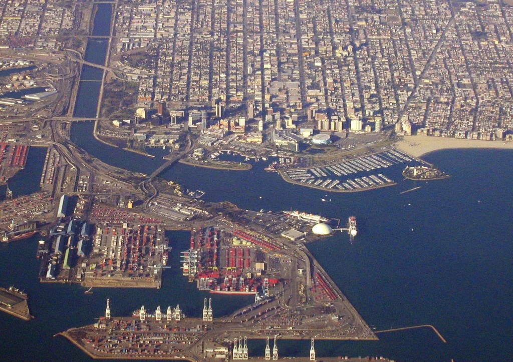 Long Beach & harbor The City of Long Beach, California, an… Flickr
