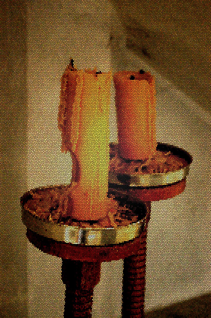 Candles Burnt Out Long Before.... Have noticed this cut on… Flickr