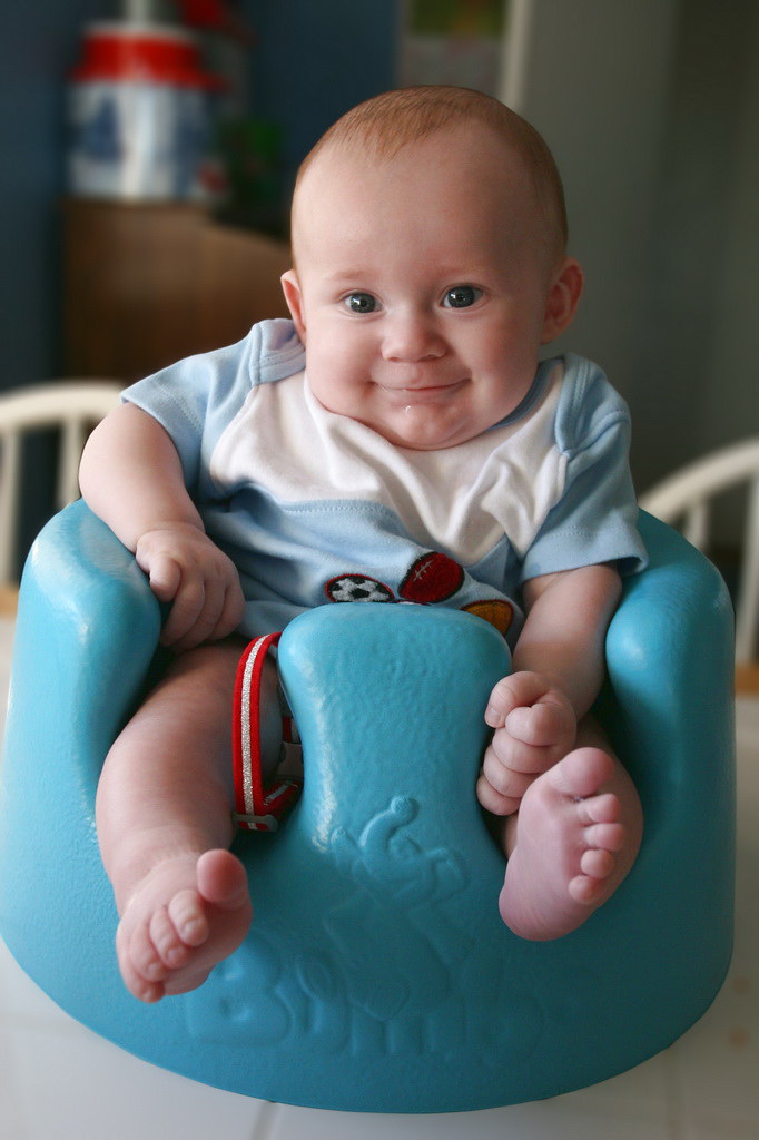 Baby Bumbo Chair Grandson in Bumbo chair Canon 30D with 17… Flickr