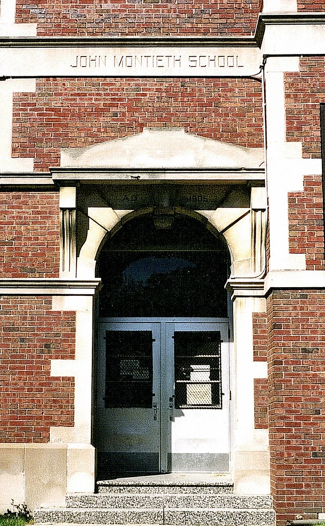 Entrance John "Montieth" School (Now Trombly Alternative … Flickr