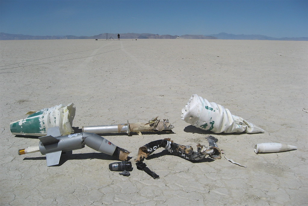 Remains of the day On the V2.0 lawn dart, only the rear cl… Flickr