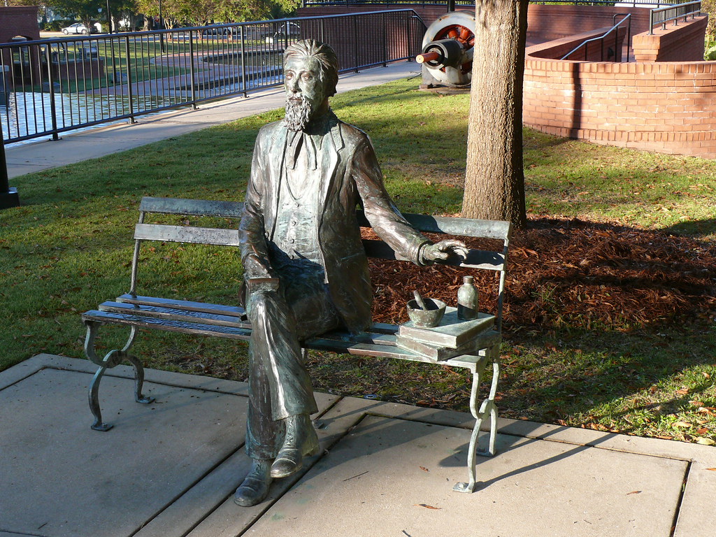 John Pemberton Statue (He invented CocaCola) Columbus, GA… Mark