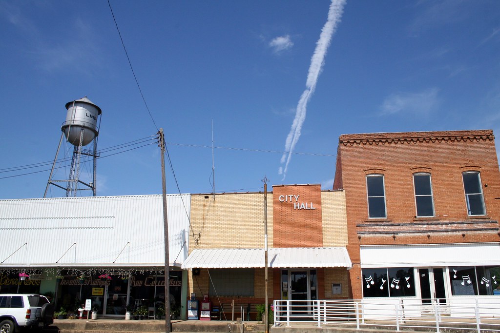 linden city hall and water tower Chris in Round Top Flickr