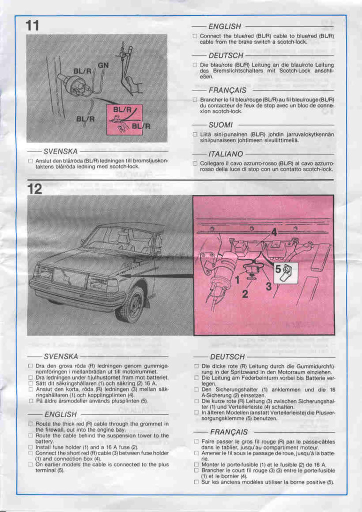 Volvo 240 Trailer Hitch Wiring Instructions Page 10 Flickr
