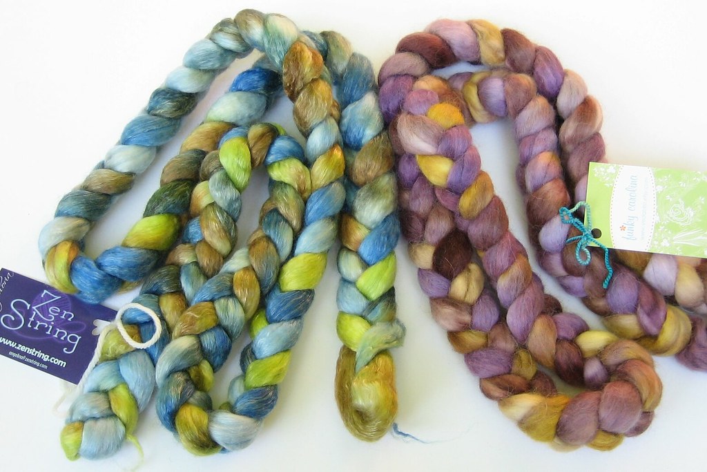 cute together Zen String merino/tencel and Funky Carolina … Flickr