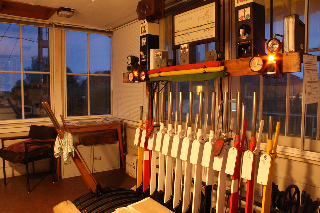 Spooner Row Signal Box The interior of Spooner Row Signal … Flickr