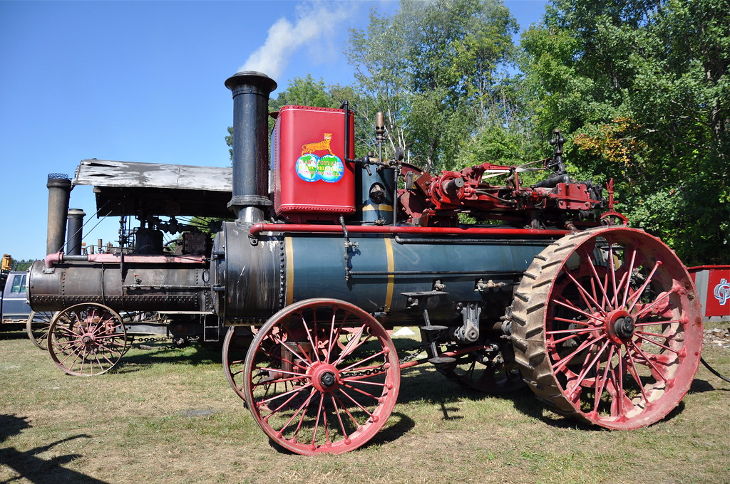 Machines | Some of the old wood burning steam engines on dis… | Flickr