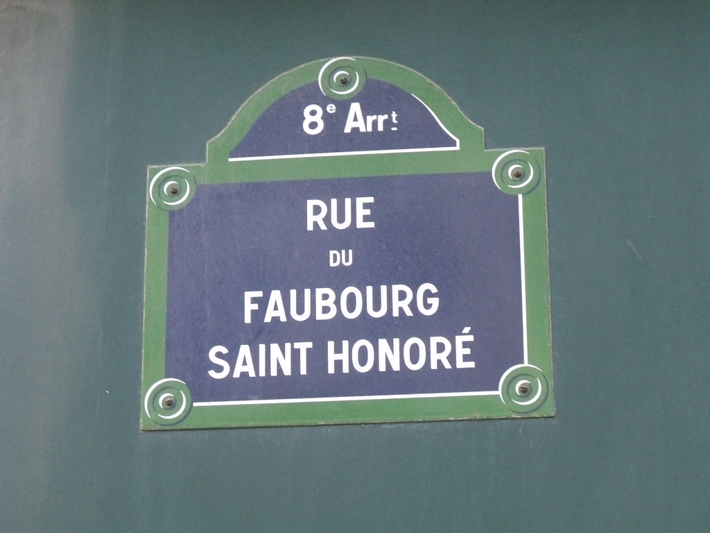 Rue du Faubourg Saint Honoré, Paris, France. The rue du Fa… Flickr