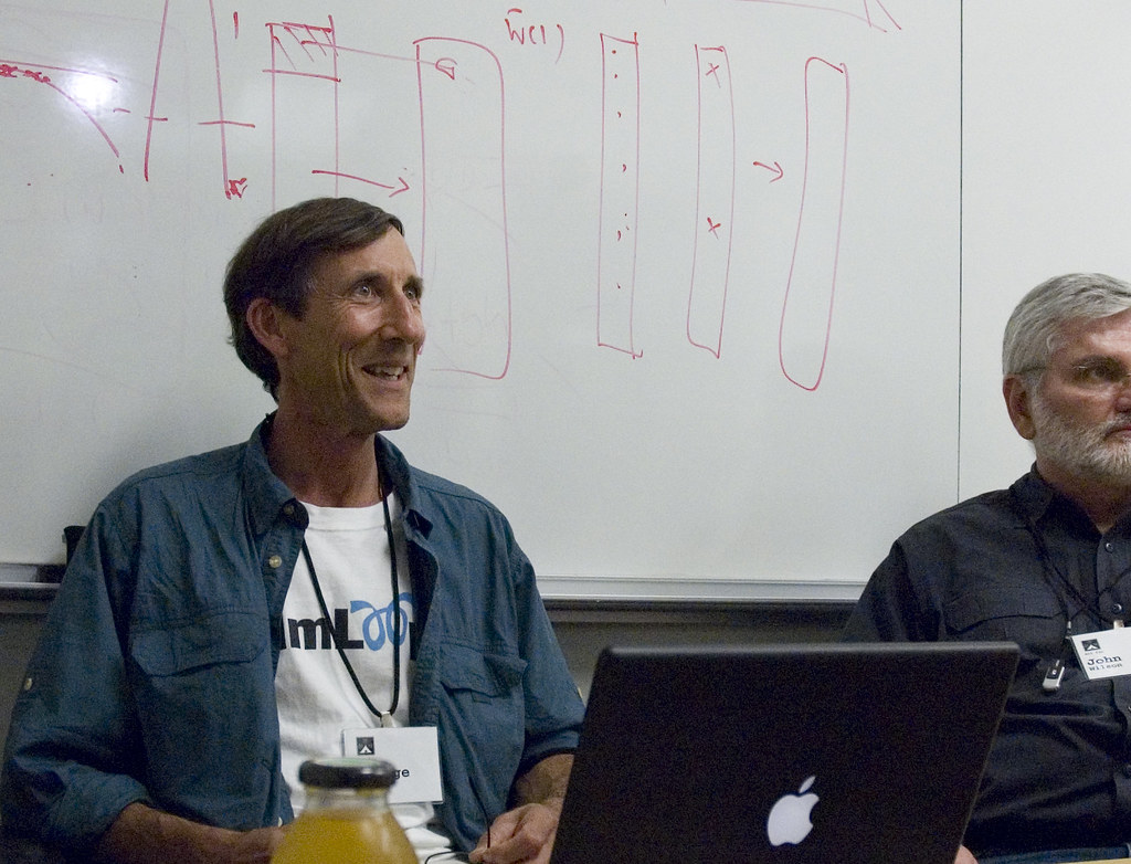 Dyson Dyson, setting up for his talk on the … Flickr