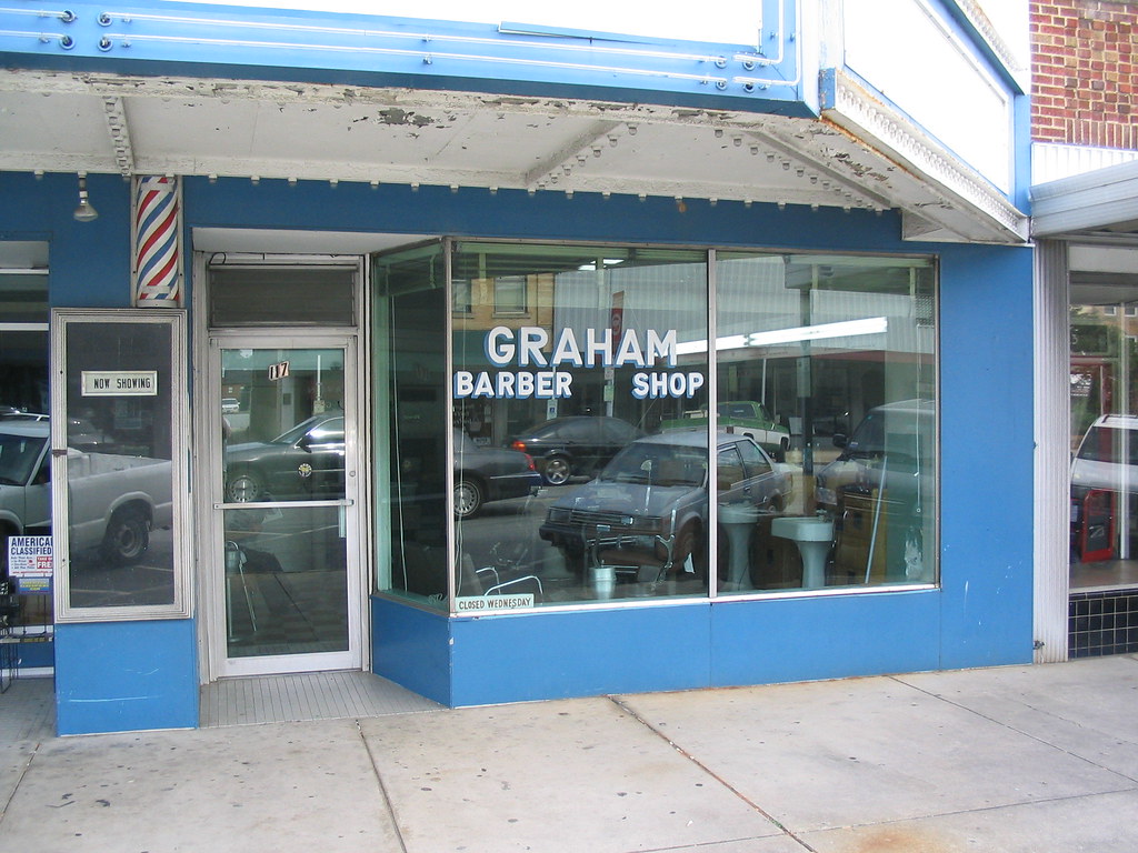 NC Graham Barber Shop Graham 117 N Main St, Graham, NC, Ju… Flickr