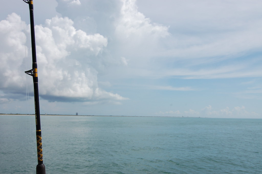 In the distance Cape Canaveral and the space shuttle launc… Flickr