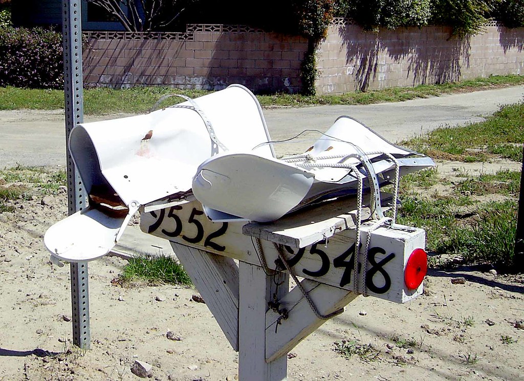 Mailbox Baseball looks like a double and a triple... \ Chris L Flickr