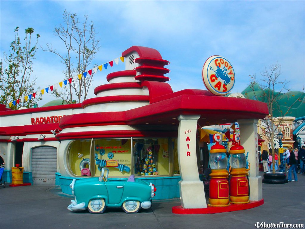 Toontown Gas Station Brian Hammond Flickr