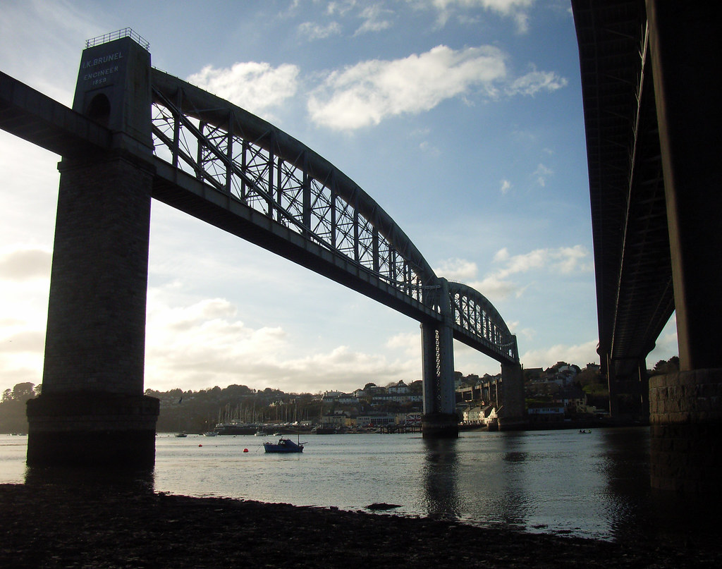Tamar Bridges from Saltash Passage Plymouth 3rd February 2… Flickr