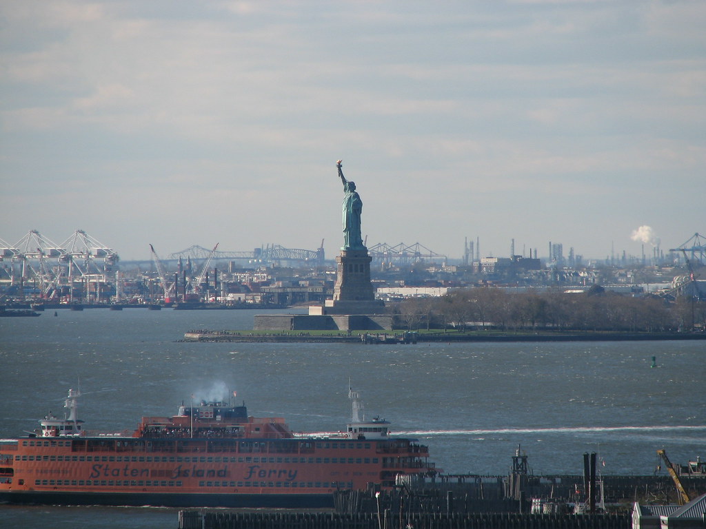 Statue of Liberty from Brooklyn Bridge at 12X Zoom Flickr
