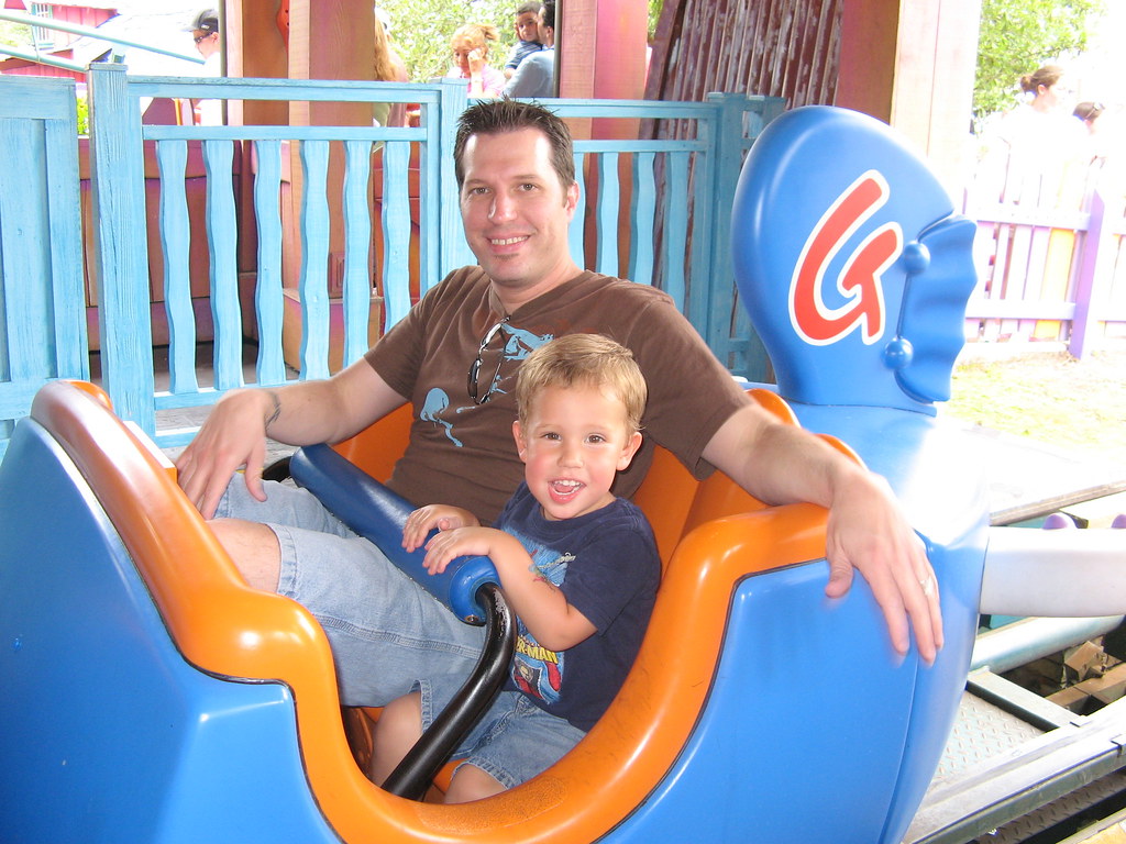 Paul & Harrison on Barnstomer Magic Kingdom ZionRed Flickr