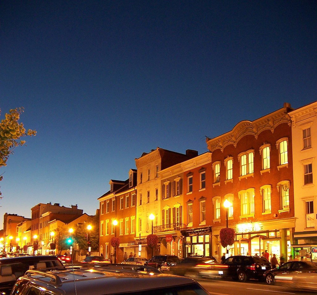 Washington, DC M Street at Dusk is… Flickr