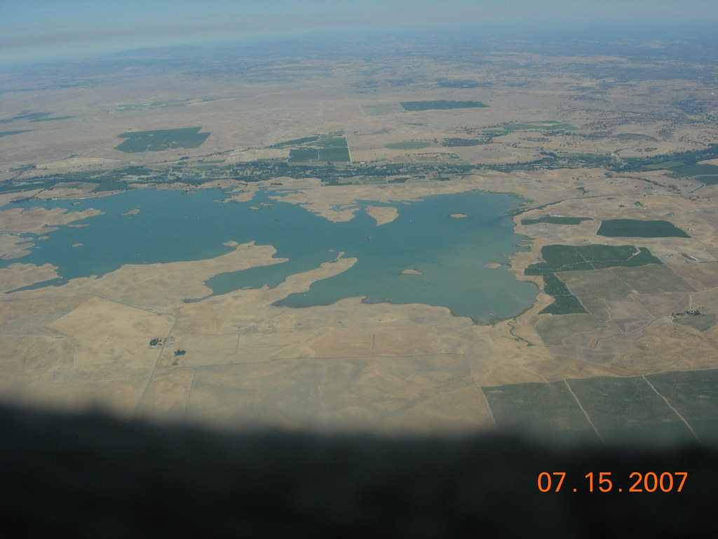 Flying over central California Turlock Lake Bob n Renee Flickr