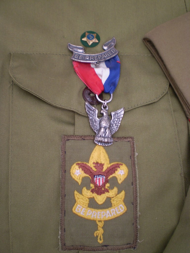 Eagle Scout medal on an old U.S. Scout uniform Wesley Fryer Flickr