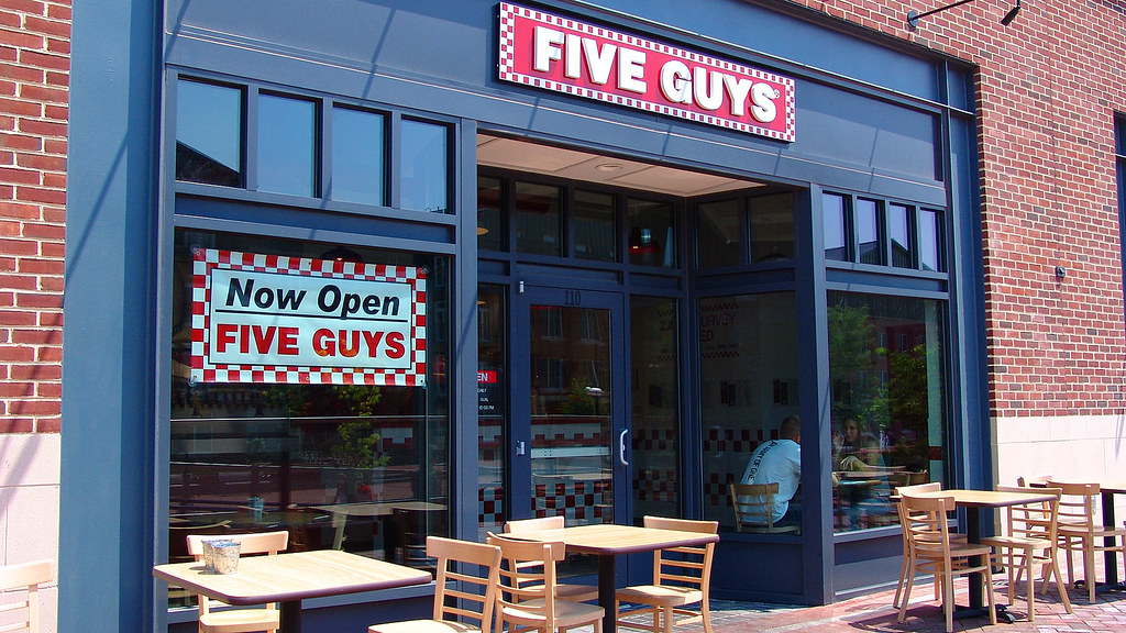 Five Guys New Five Guys burger restaurant along Carroll Cr… Flickr