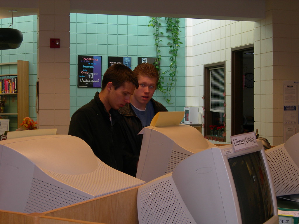 Online catalog use Brookings Public Library Flickr