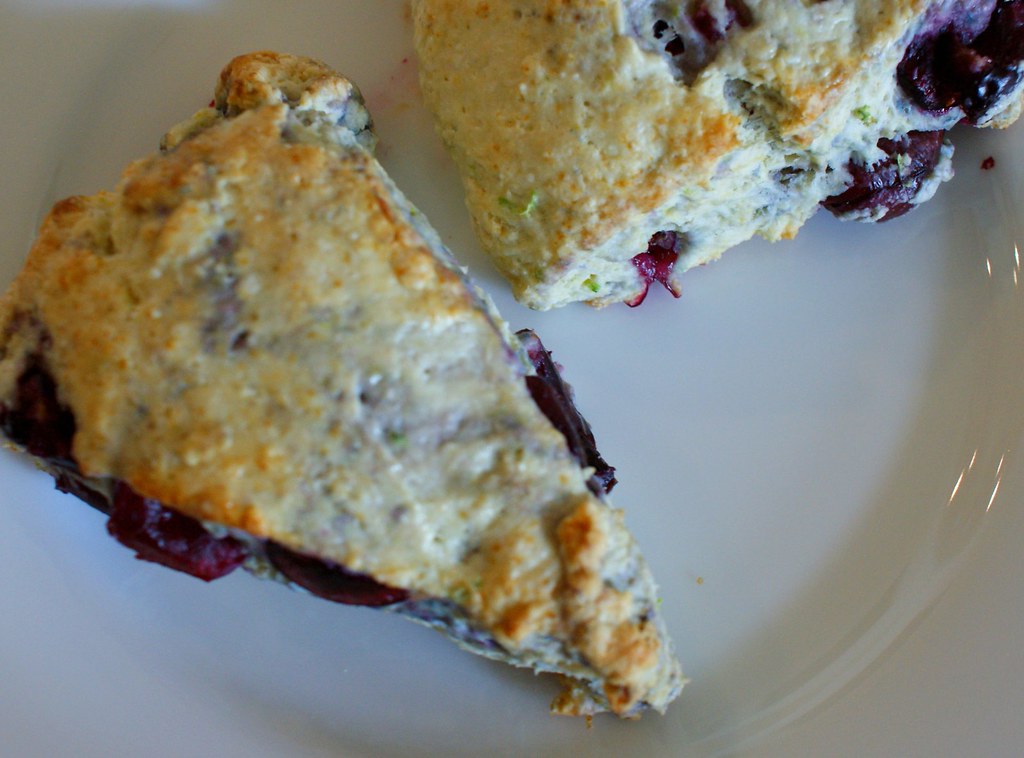 cherry lime scones Rachel Patner Flickr