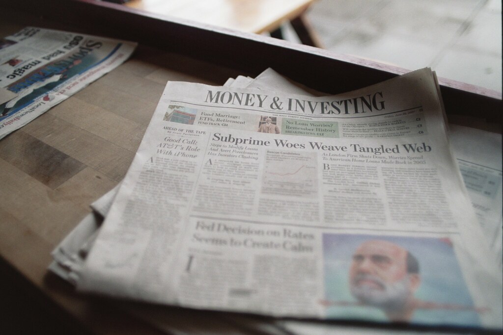 money & investing section, wall street journal i'm always … Flickr