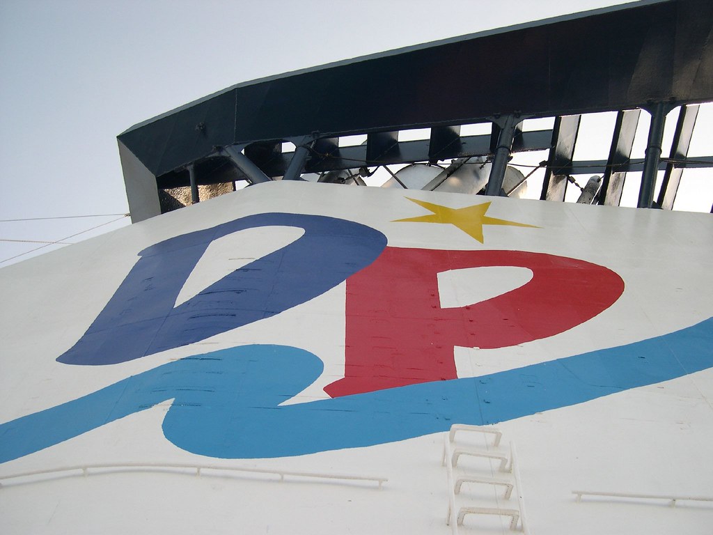 Smoke stack on the cruise ship, Dream Princess