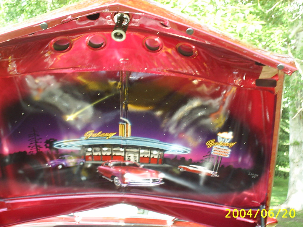 Mercury hood mural Mercury hood mural at the Heritage Park… Flickr