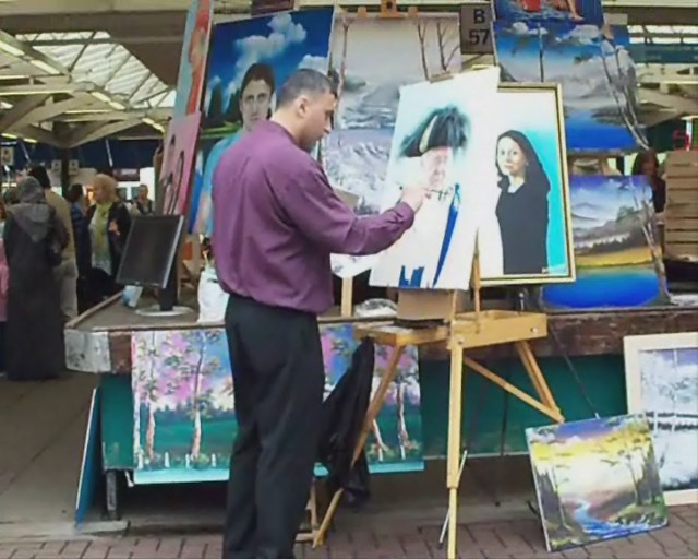 Leicester Artist portrait painting Oil painting demonstr… Flickr