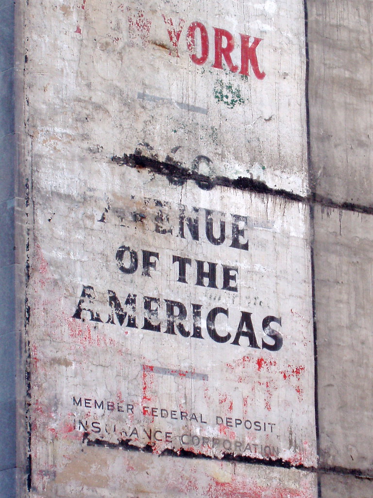 Aged City New York City Street Wall Sign Old ross Cidlowski Flickr
