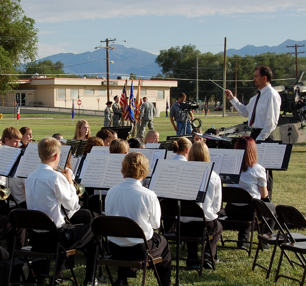 Dugway High School Band at Work Playing at Change of Comma… Flickr