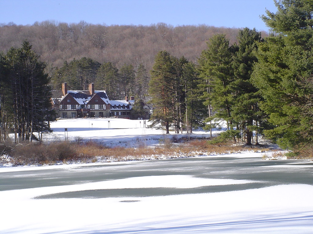 Red House Administration Building The snow was perfect. Flickr