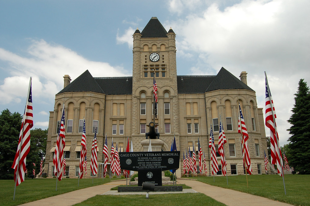 Gage County, NE Courthouse Gage County Courthouse in Beatr… Flickr