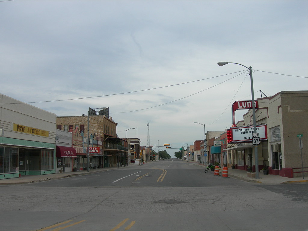 Downtown Clayton, New Mexico Population of 2186. This was … Flickr