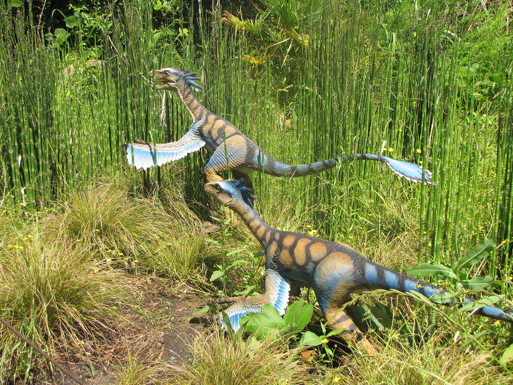 Dino trail North Carolina Museum of Life and Science