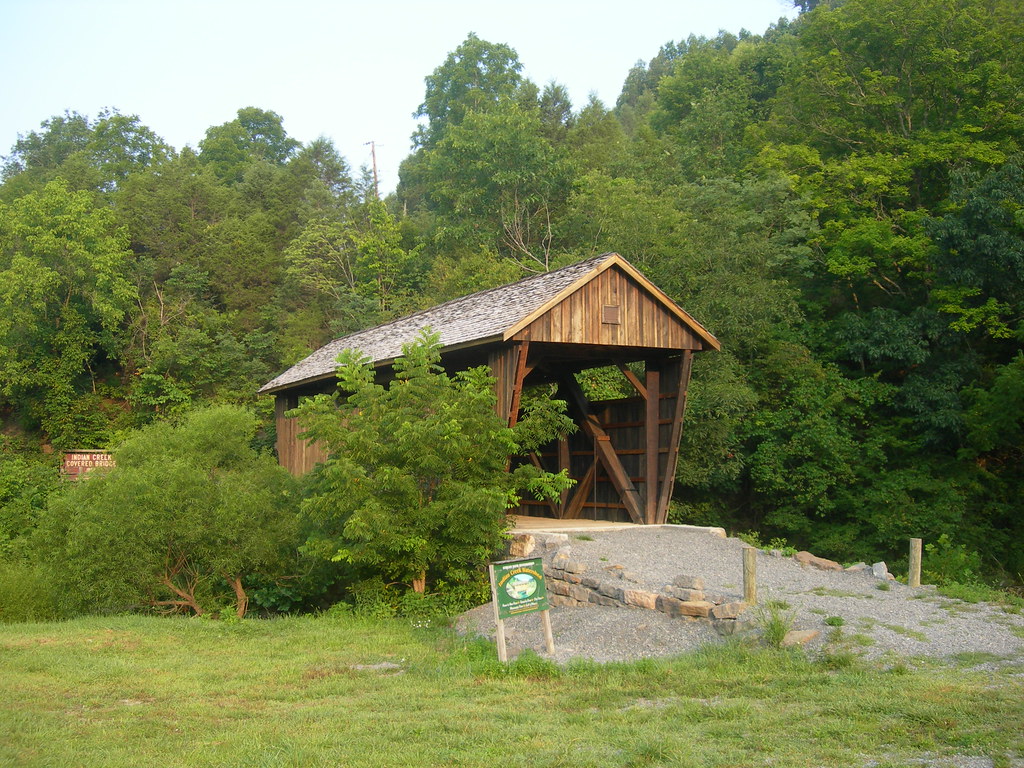 Indian Creek Covered Bridge Spanning Indian Creek on US 21… Flickr