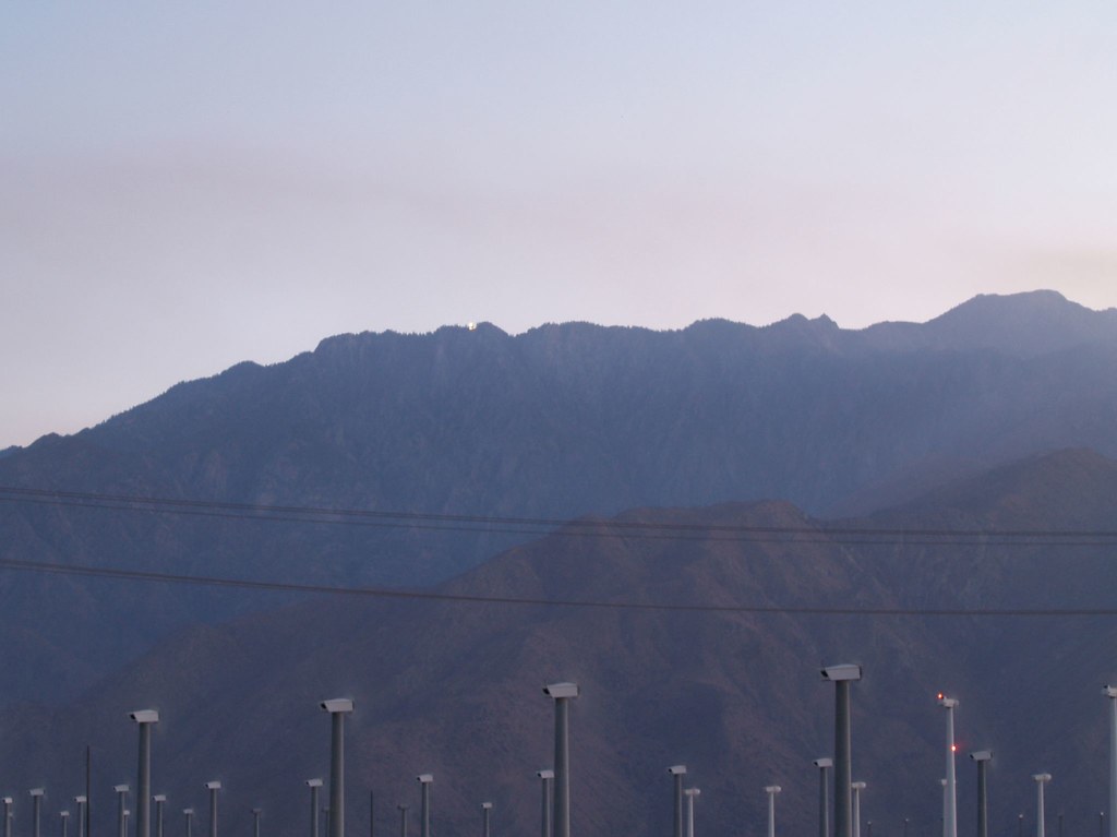 Chino Canyon and the Palm Springs Aerial Tramway light wit… Flickr