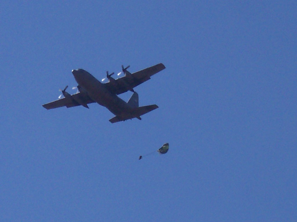 C130 Tailgate Tailgate jump with MC11C parachute Cory Gober Flickr